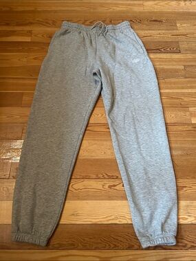 New Balance Light Gray Fleece Joggers
